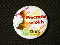 Znaczki reklamowe - Przypinka, plakietki, buttony, badge, badziki, znaczki na agrafce. Siechnice, Oława, Oleśnica, Wrocław, Brzeg